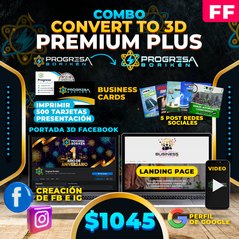 FF. $1,045➡️Convert to 3D Premium PLUS