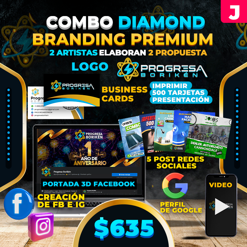 J. $635➡️ Combo Diamond BRANDING PREMIUM 👉
