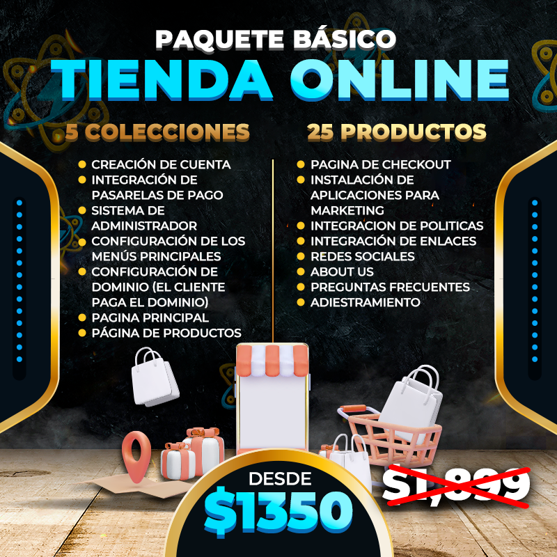 $1,350✅Página WEB Tienda Online