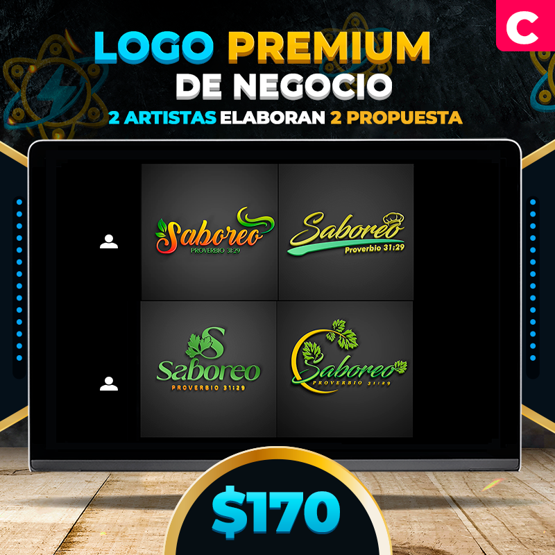 C. $170➡️ Logo Premium de Negocio👉