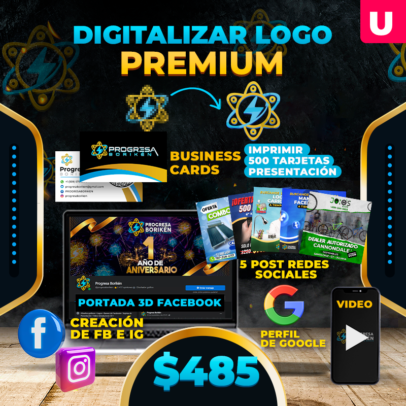 U. $485➡️ Combo Digitalizar PREMIUM 👉