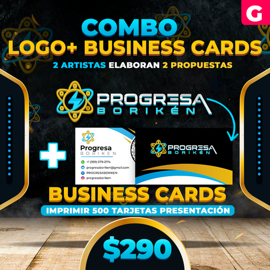 G. $290➡️Combo Logo+ Business Cards