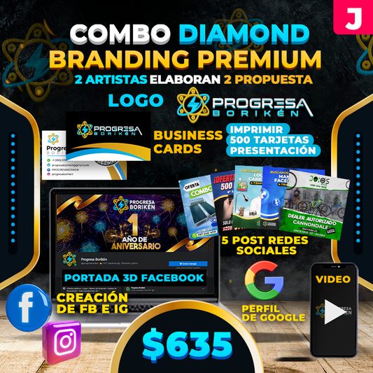 J. $635➡️ Combo Diamond  BRANDING PREMIUM 👉