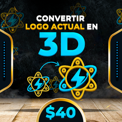Convertir Logo Actual en 3D